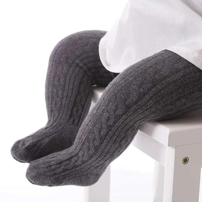 Adorable mesh cotton cable knit tights for baby girls (0-8 years) both breathable and stylish pantyhose for every season