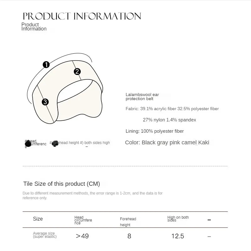 Soft plush winter earmuffs for women's coldproof ear protection for skiing, cycling ideal for snow or windy weather