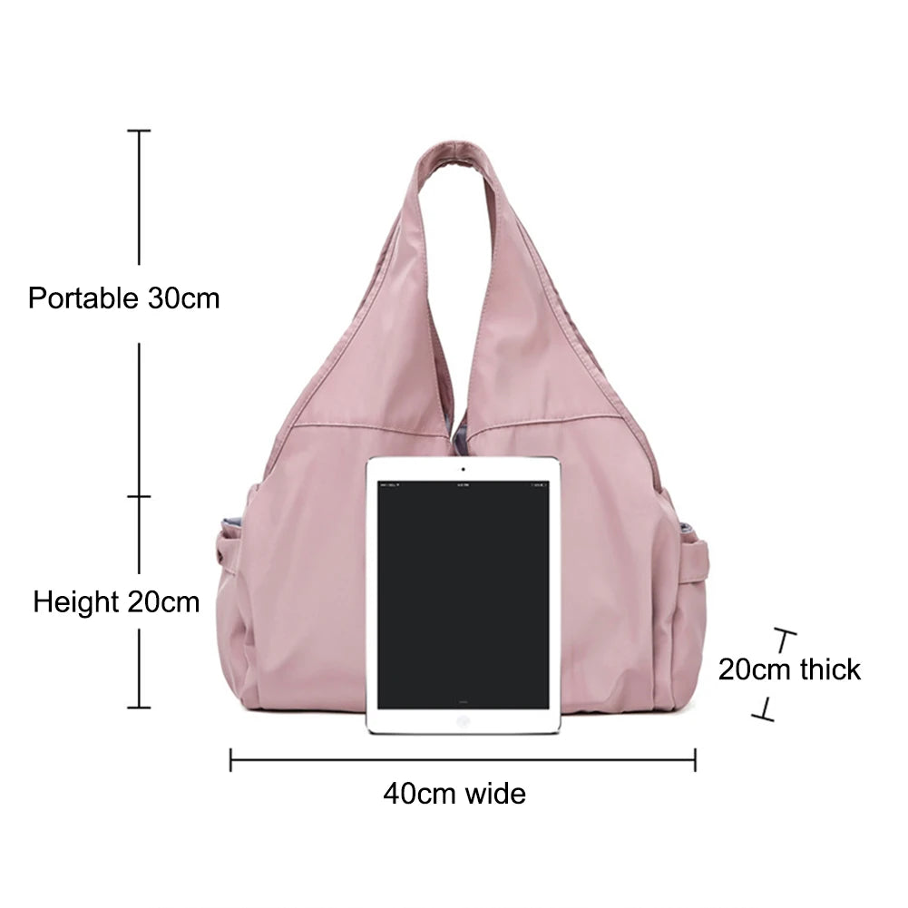 Fitness bag dry wet separation fitness training bag multi-pockets waterproof portable large capacity for swimming hiking camping yoga pilates