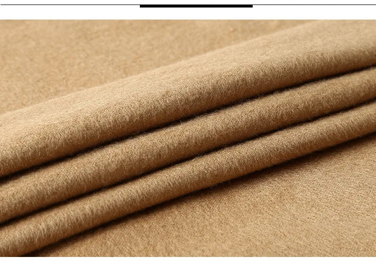 sophisticated cashmere blend warm plaid men's Scarf for winter, casual-business look perfect Gift