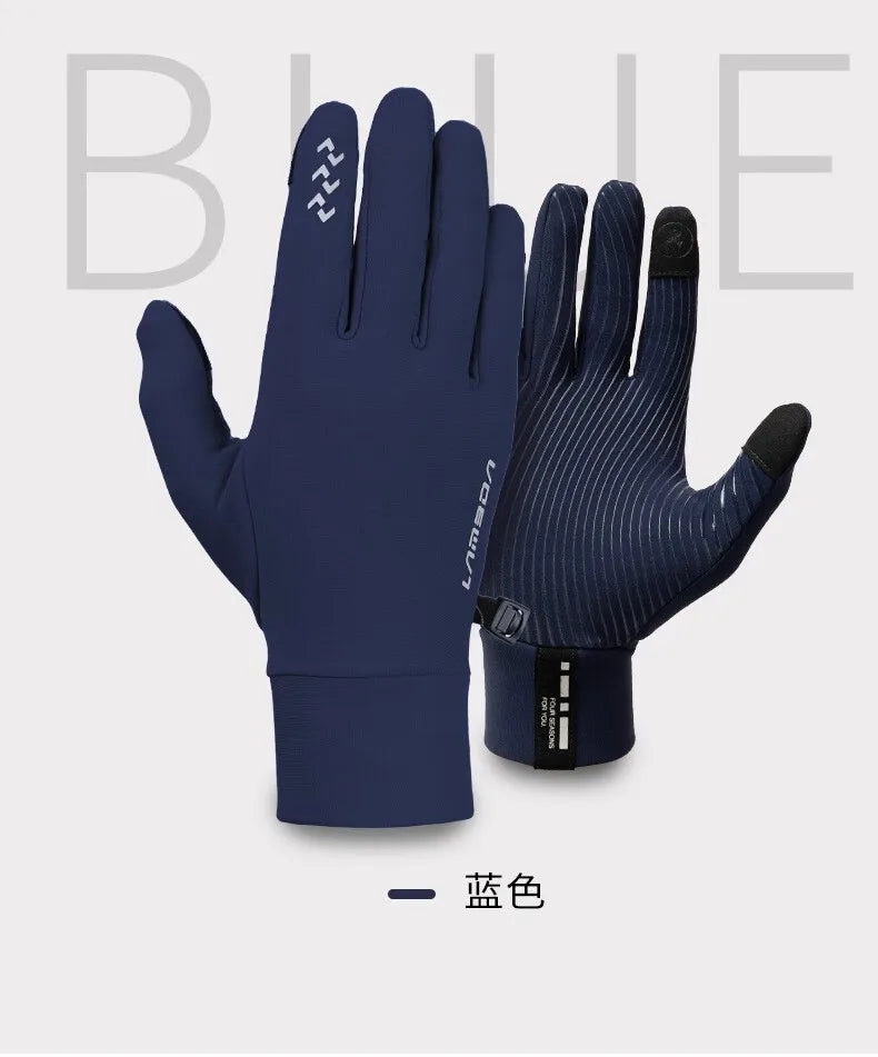 Gloves for winter cycling warmth for men and women - full-fingered, long-fingered sports gloves for a cozy ride