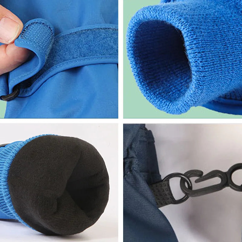 Premium winter snow waterproof, thicken mittens gloves to keep kids' fingers warm during skiing & snowboarding for kids