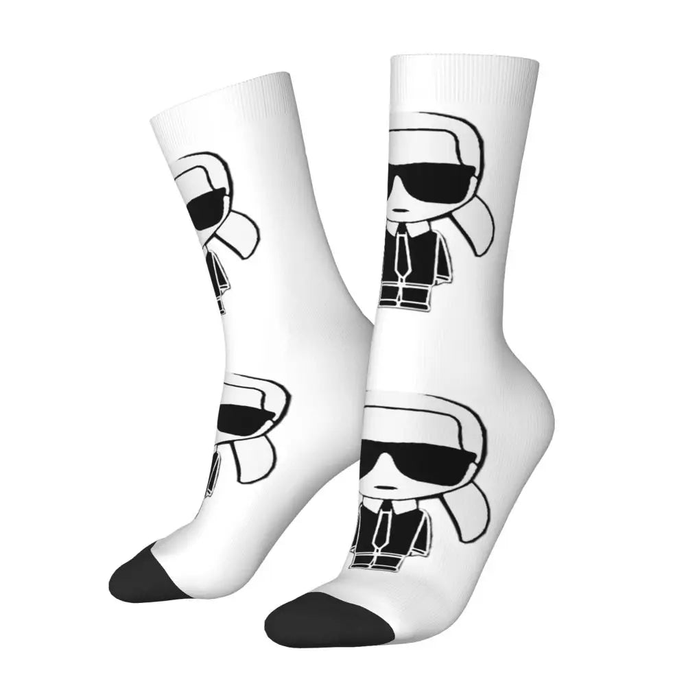 Karl who men's socks cartoon trendy outdoor novelty socks, stylish socks for every season, perfect for gift many colors available