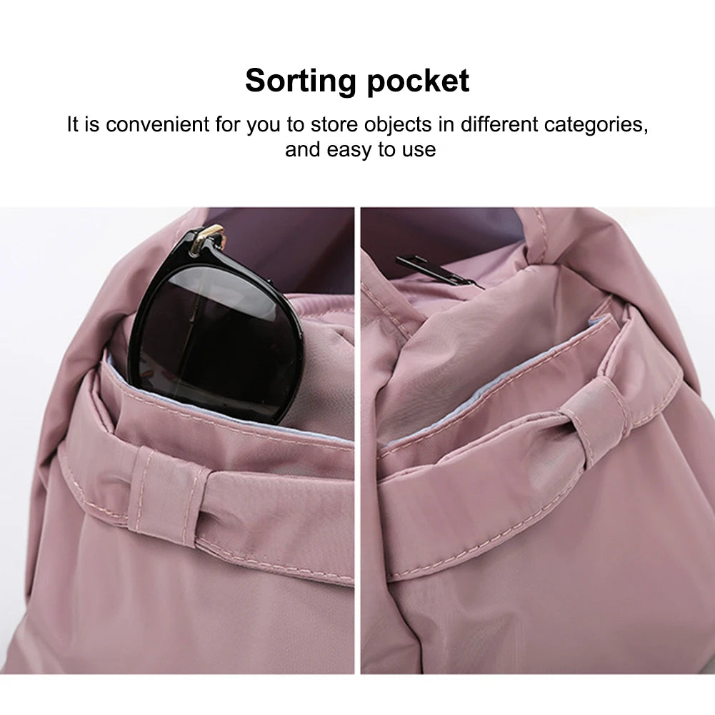 Fitness bag dry wet separation fitness training bag multi-pockets waterproof portable large capacity for swimming hiking camping yoga pilates