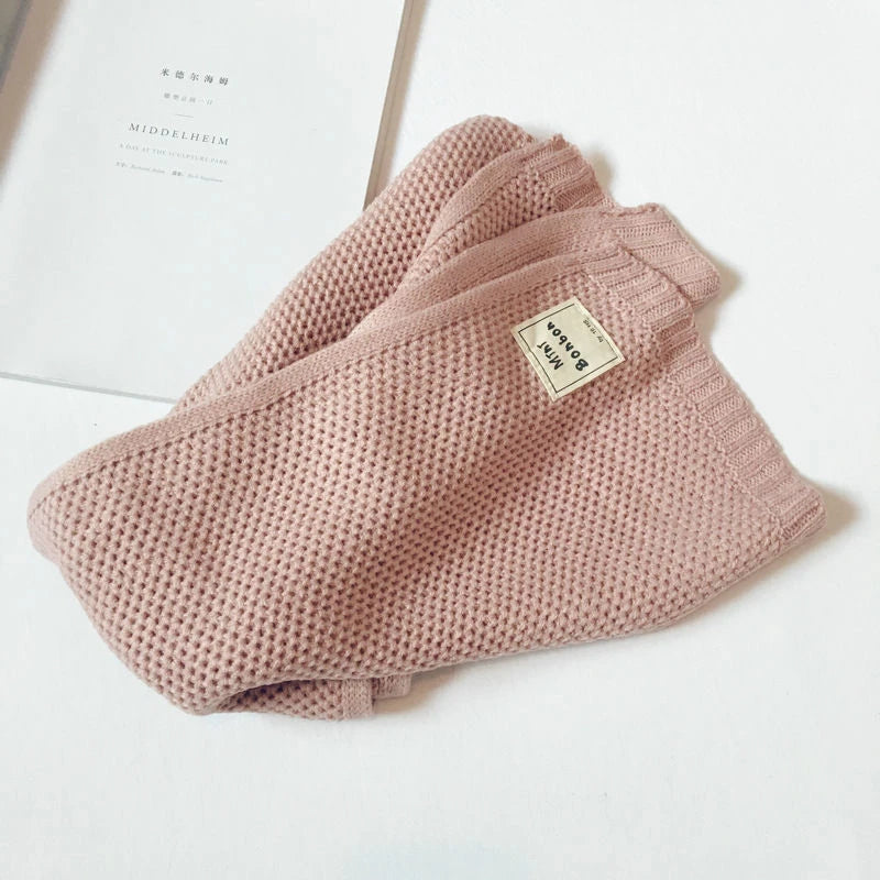 Kids' Knitted wool scarf for fashion & warmth