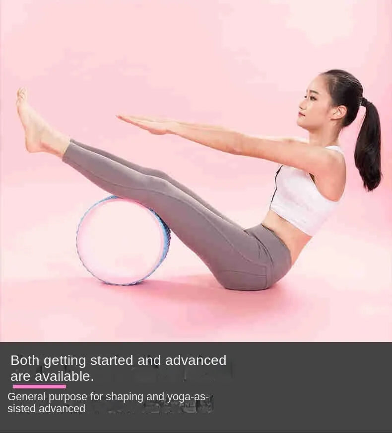 Spiritual Wheel for yoga pilates to enhance stretching, strengthen muscles, and improve balance