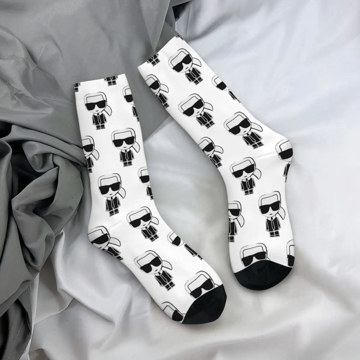 Karl who men's socks cartoon trendy outdoor novelty socks, stylish socks for every season, perfect for gift many colors available