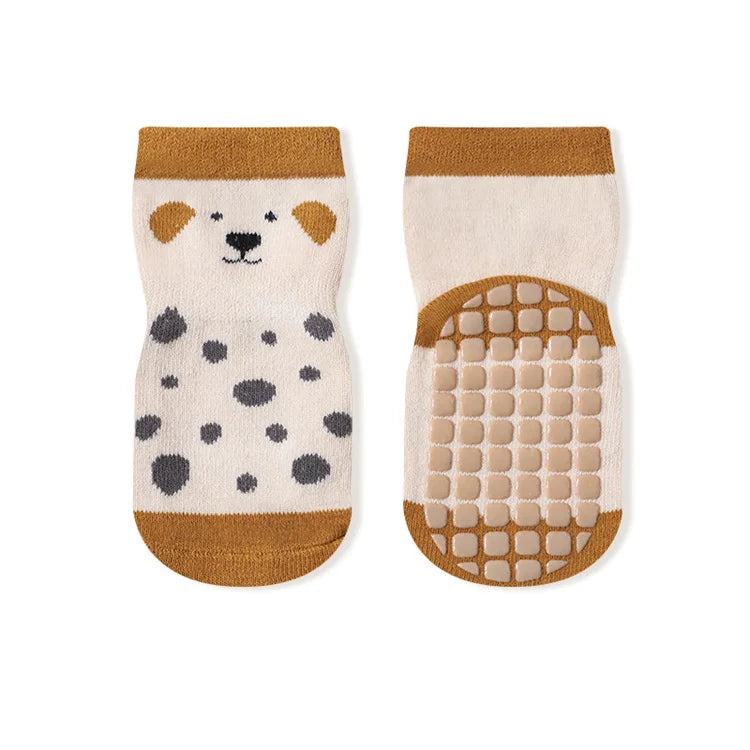 Adorable stripes toddler baby socks have Non-Slip bottom cotton comfort for Girls and Boys newborn to 5 years