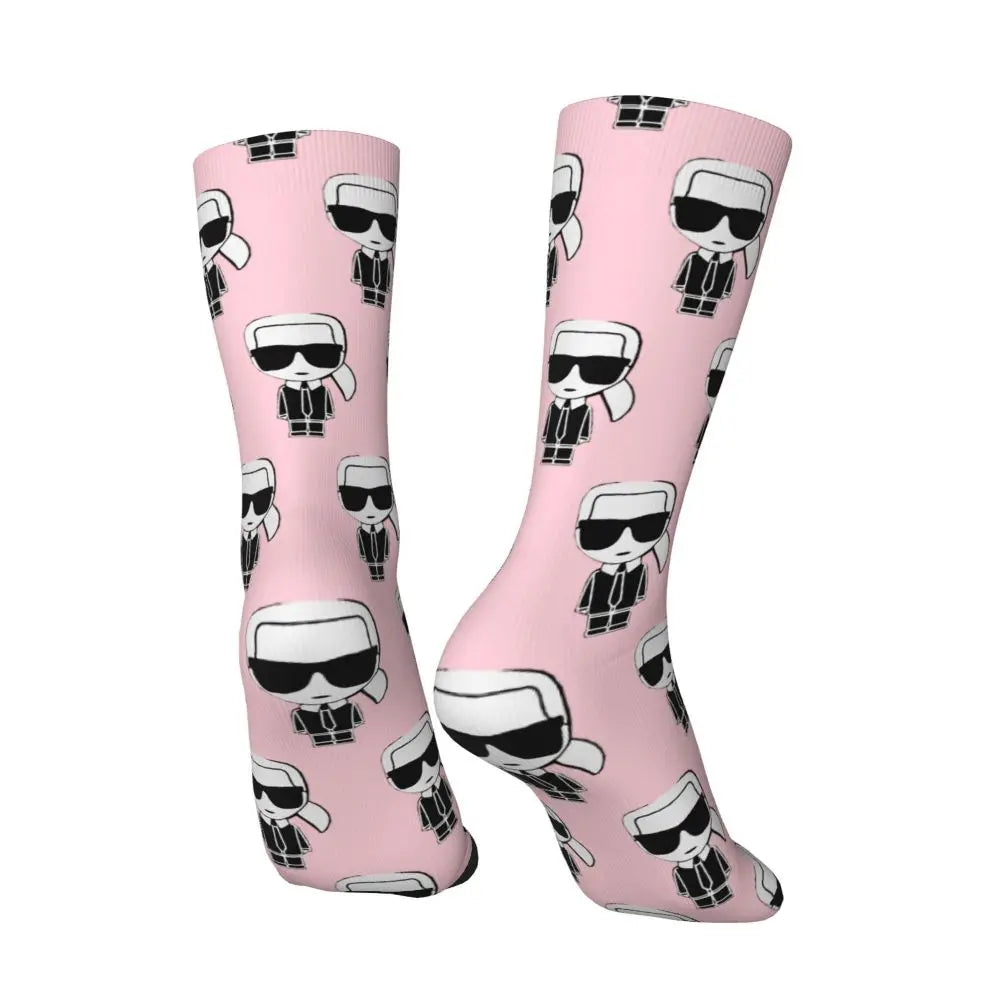 Karl who men's socks cartoon trendy outdoor novelty socks, stylish socks for every season, perfect for gift many colors available