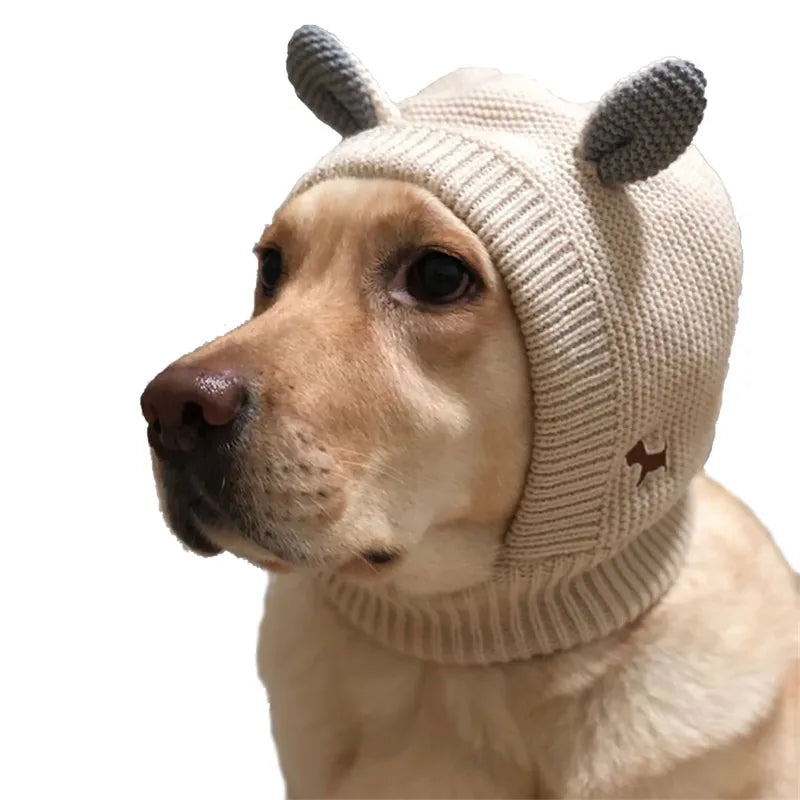 Anxiety-Relief Dog Ear Muffs for extra Winter Warmth and Noise Protection for Medium to Large Dogs