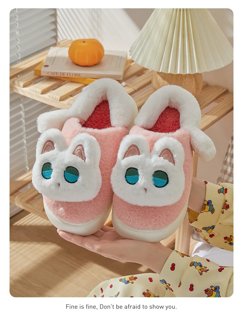 Furry & Warm Cozy Cat Winter Slippers for women extra wither warmth or a special gift