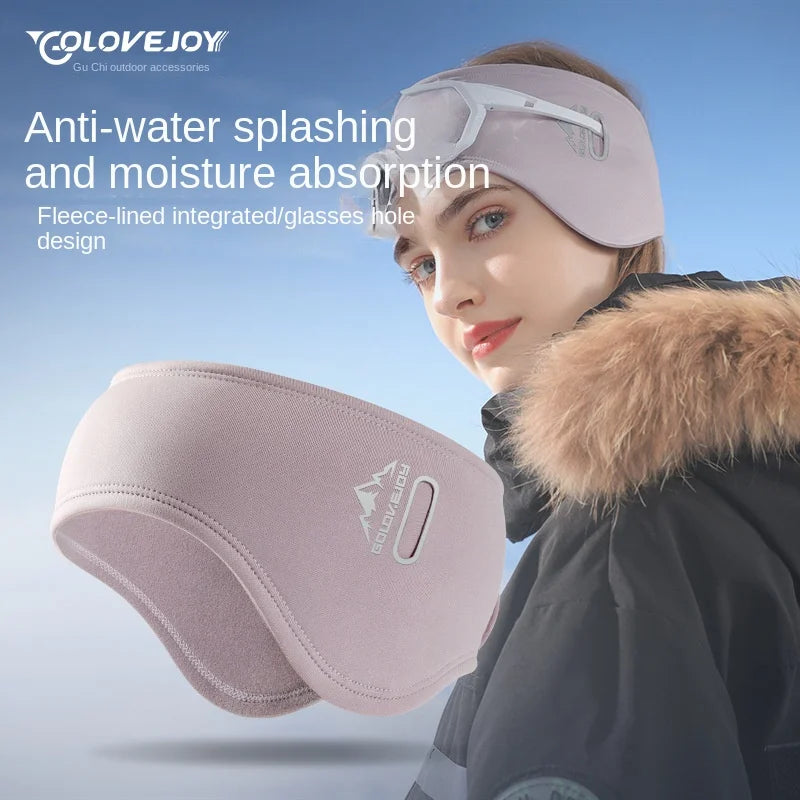 Folding Winter Ear Muffs for both men and women, to withstand wind, protect against splashes, and provide a snug fit even for glasses ideal for skiing running cycling cayak snow