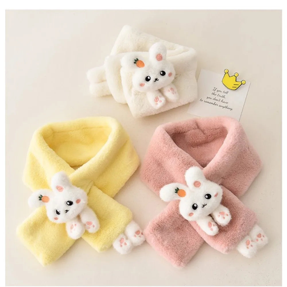 Cartoon rabbit scarf for winter offering neck warmth