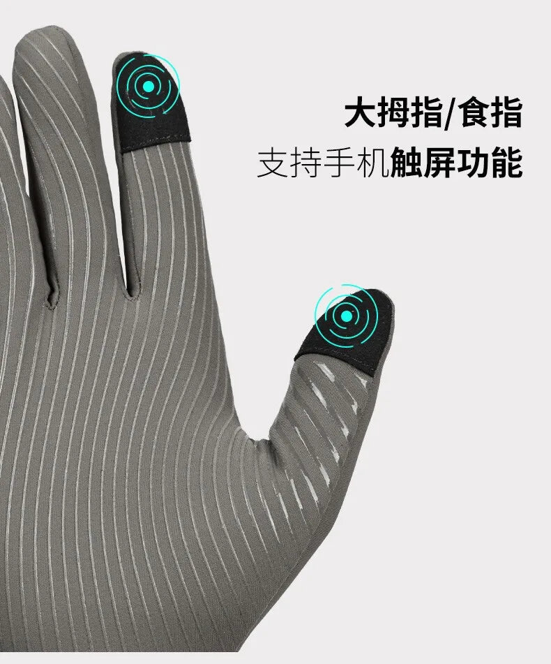 Gloves for winter cycling warmth for men and women - full-fingered, long-fingered sports gloves for a cozy ride