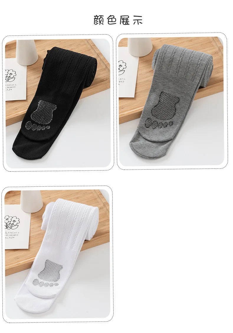 Velvet feel cotton warm Leggings for girls Children's Tights for Autumn Winter Baby long socks girls for school or gift