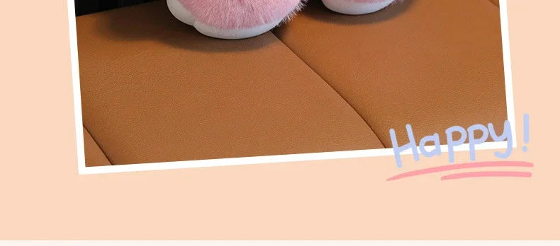 Winter Children's Plush Ankle Slippers - Warm Cotton Shoes for Boys & Girls