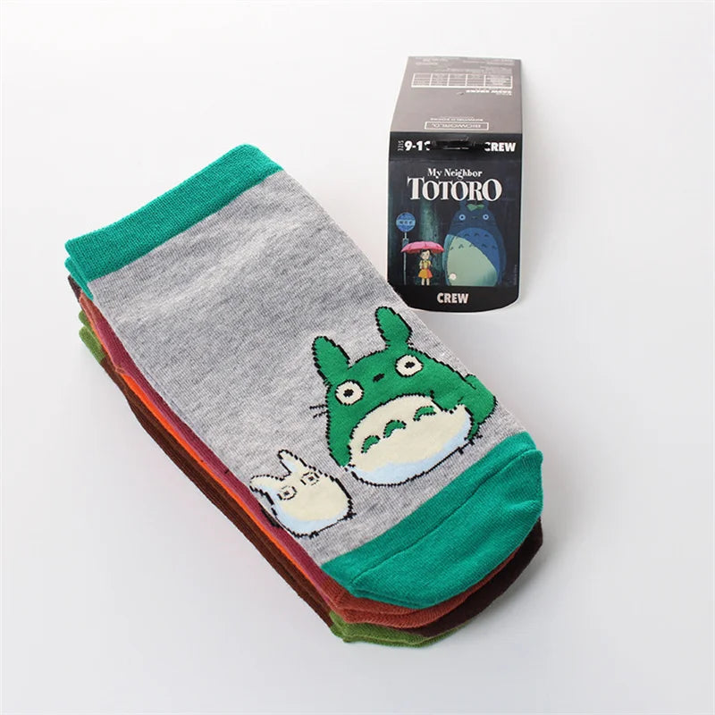 Anime my neighbor totoro cotton ankle socks for women or girls miyazaki fans' perfect gift