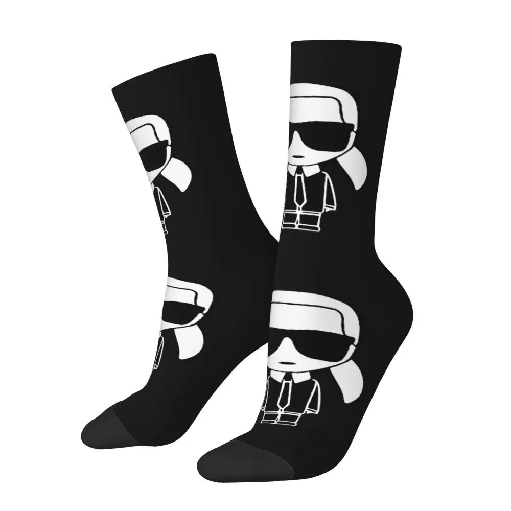 Karl who men's socks cartoon trendy outdoor novelty socks, stylish socks for every season, perfect for gift many colors available