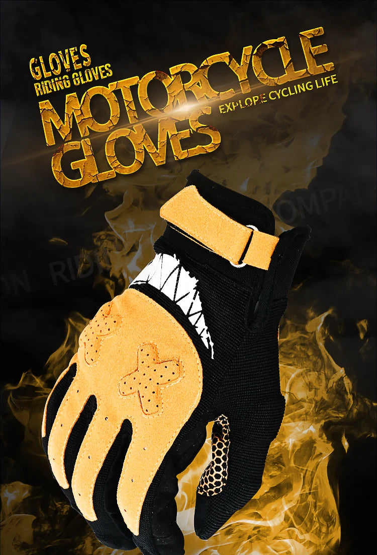 Full finger touch screen motorcycle gloves very versatile outdoor gear for riding, training, sports and other activities