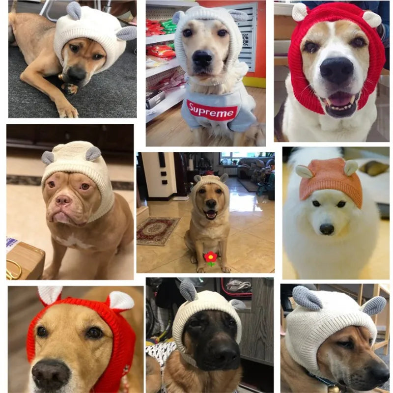Anxiety-Relief Dog Ear Muffs for extra Winter Warmth and Noise Protection for Medium to Large Dogs