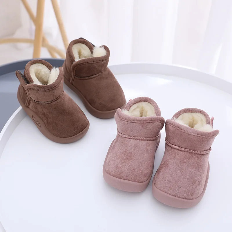 Kids' Soft Snow Boots for indoors for Cozy Indoor Adventures warm fussy slippers for boys and girls