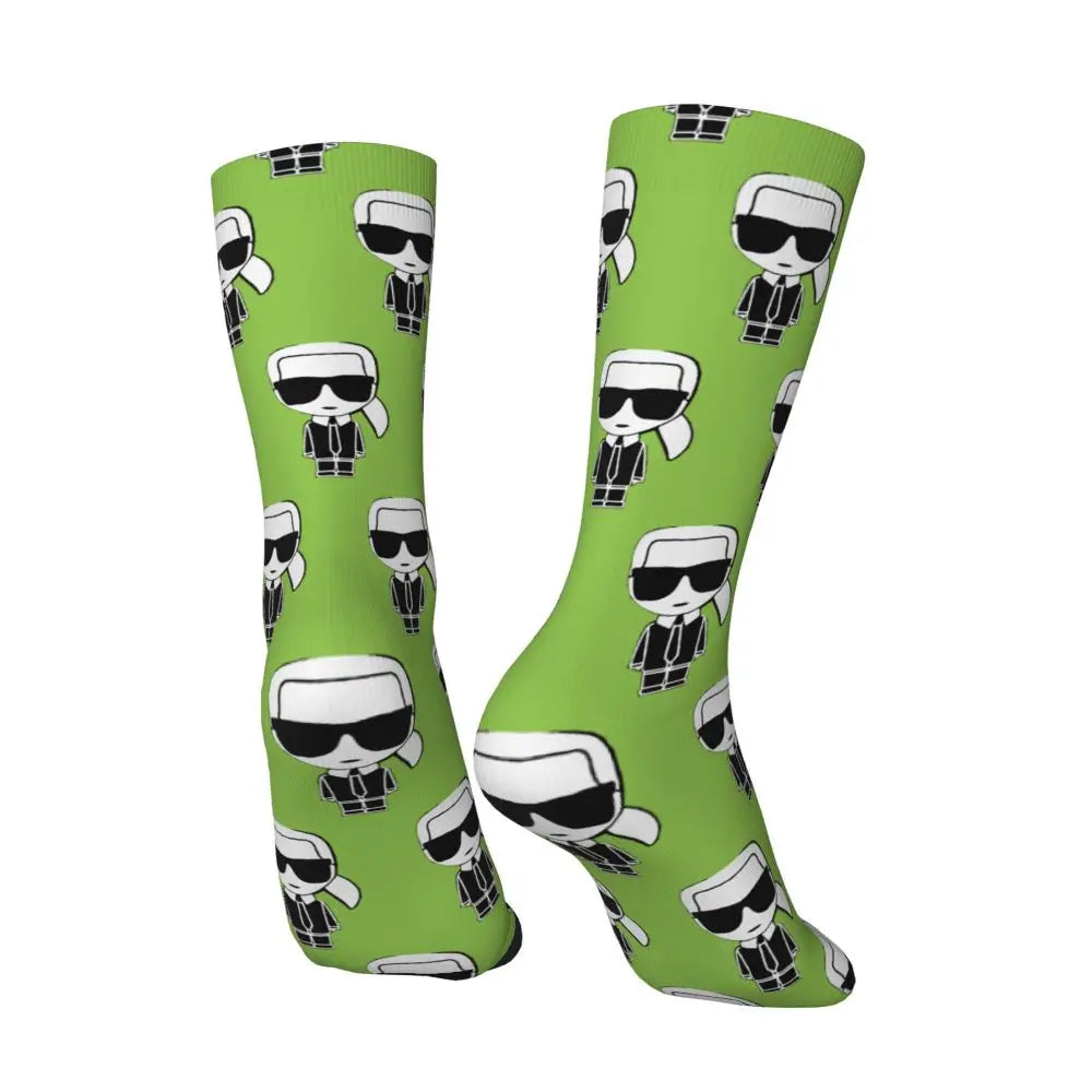 Karl who men's socks cartoon trendy outdoor novelty socks, stylish socks for every season, perfect for gift many colors available