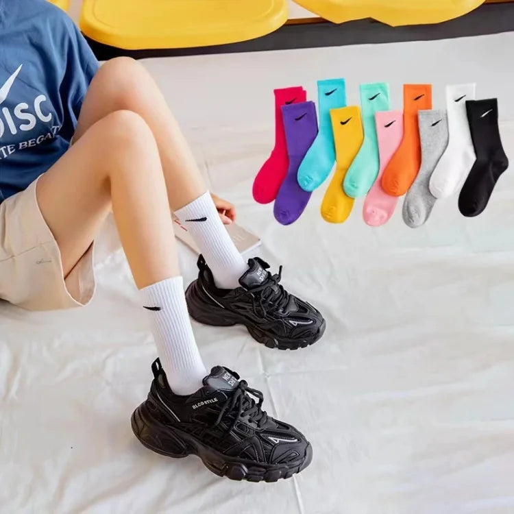 Elevate your summer style with our chic and breathable women's fashion socks, crafted from pure cotton for all-day comfort.