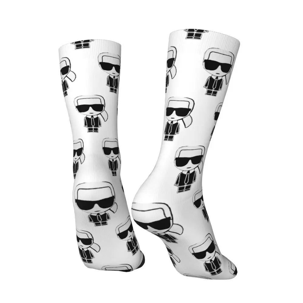 Karl who men's socks cartoon trendy outdoor novelty socks, stylish socks for every season, perfect for gift many colors available