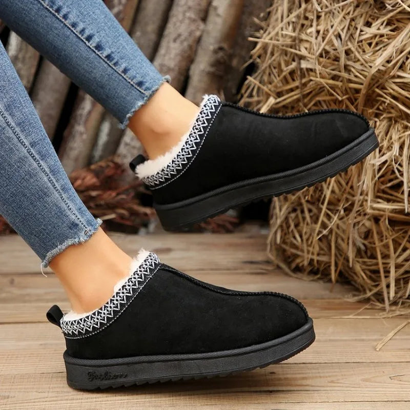 Winter Bliss with chelsea ankle snow boots, Fur-lined Flats, & Warm Platform Slippers - New Brand Collection women slippers