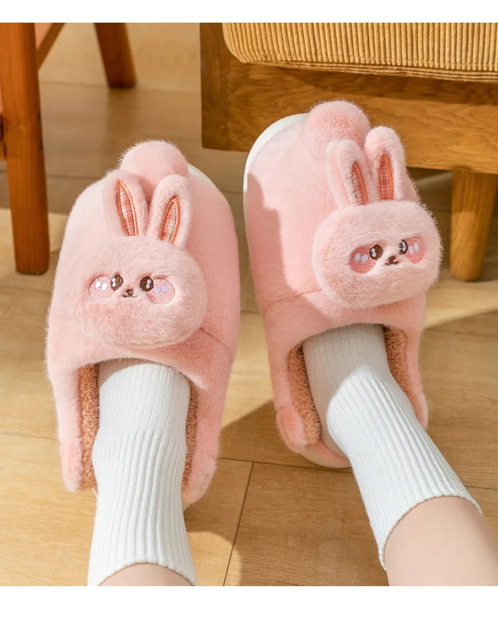 Furry & Warm Cozy Cat Winter Slippers for women extra wither warmth or a special gift