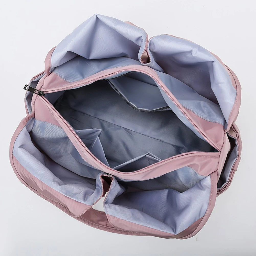 Fitness bag dry wet separation fitness training bag multi-pockets waterproof portable large capacity for swimming hiking camping yoga pilates