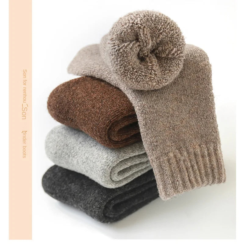 Cozy warm wool winter socks - perfect gift boys girls socks