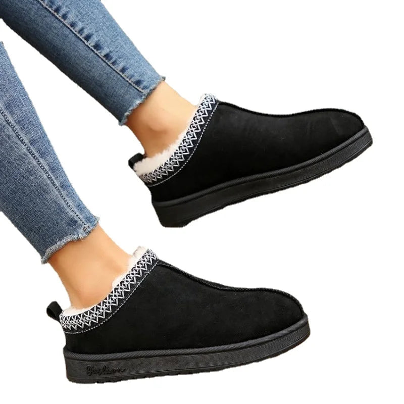 Winter Bliss with chelsea ankle snow boots, Fur-lined Flats, & Warm Platform Slippers - New Brand Collection women slippers