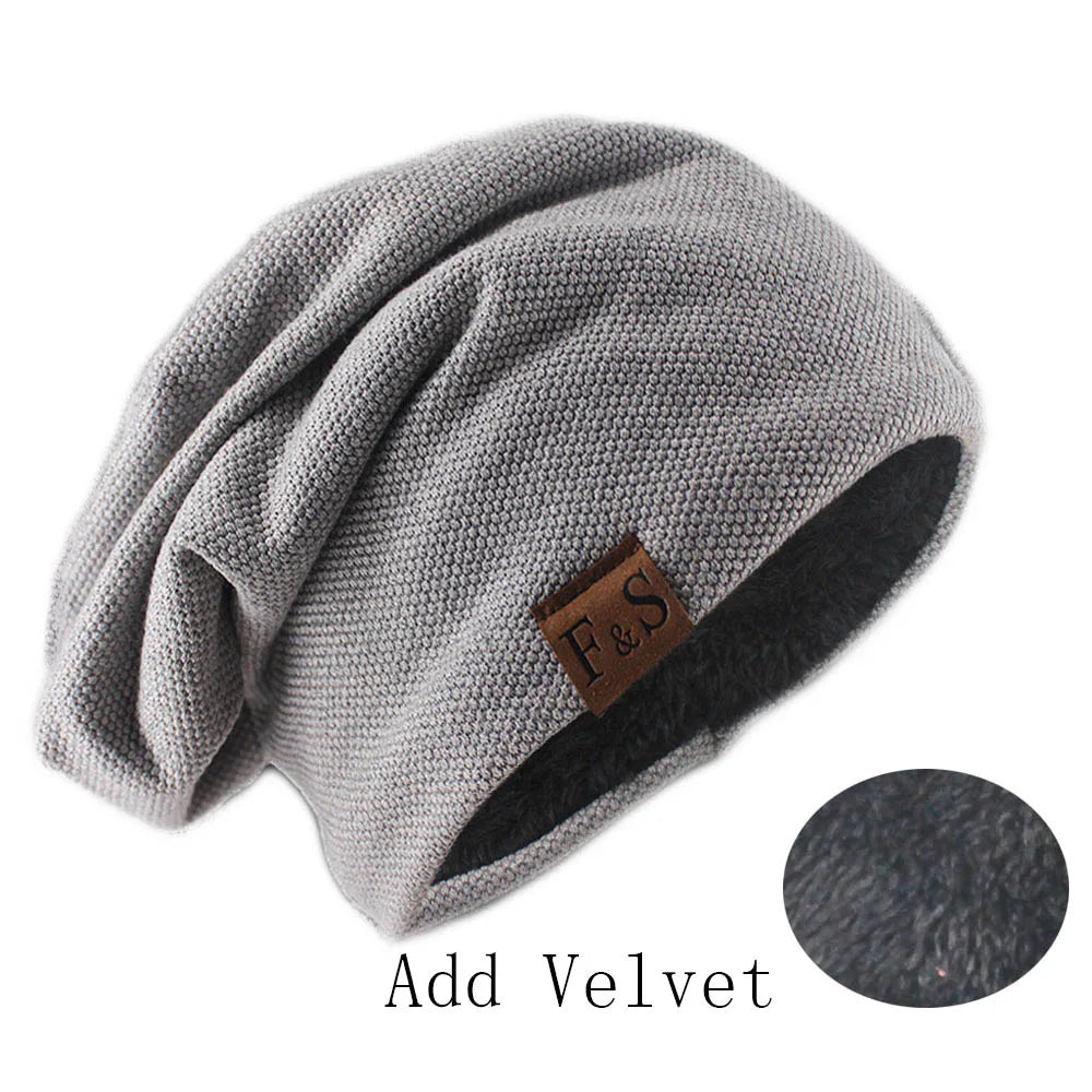 Knitted Bonnet Hats Unisex