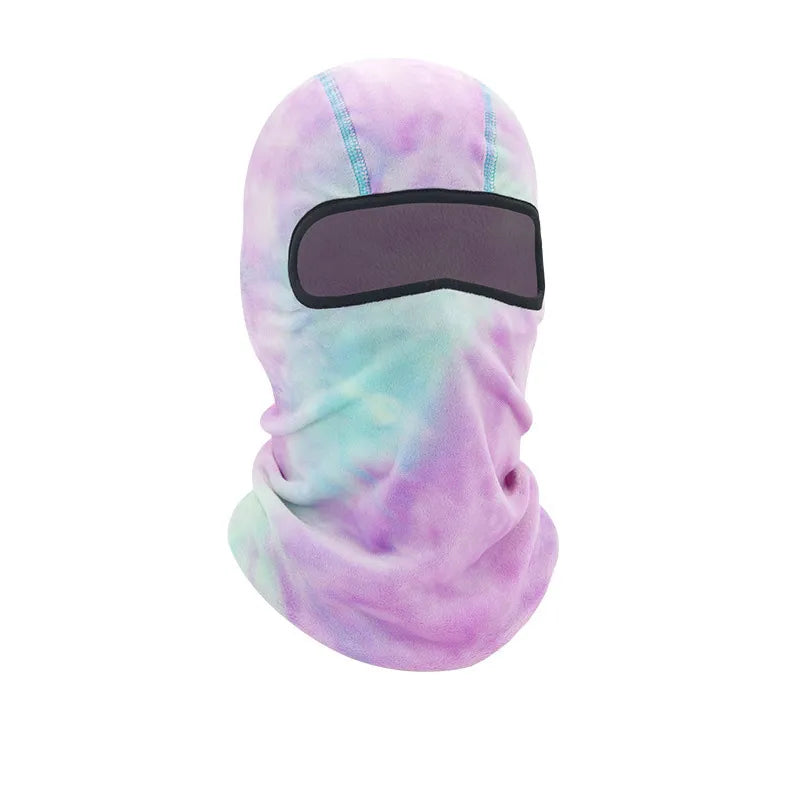Velvet balaclava cycling scarf hat with full face cover mask perfect for military combat, helmet liner, fishing, snow sports, and cozy beanies