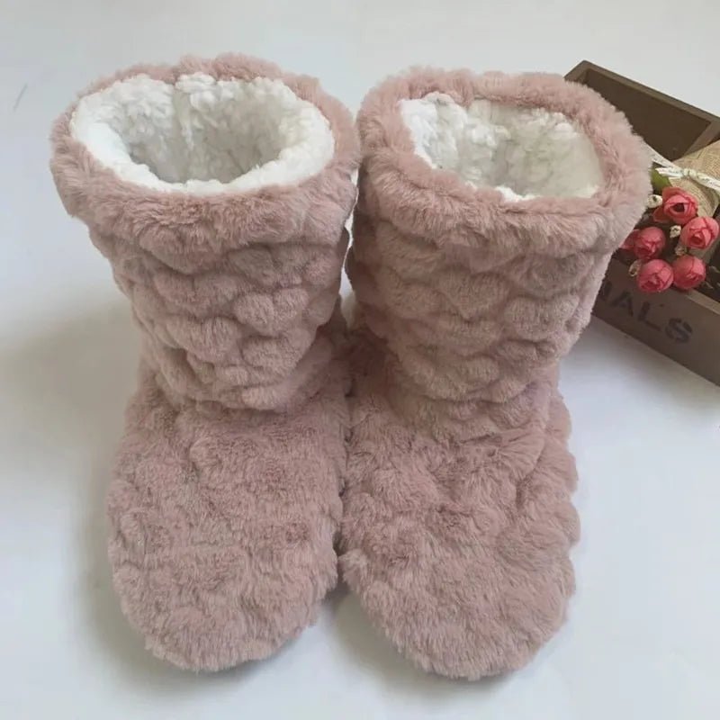 Winter Thermal Plus Velvet Socks - stylish warm cozy slippers with Anti-Slip soles for Women or men