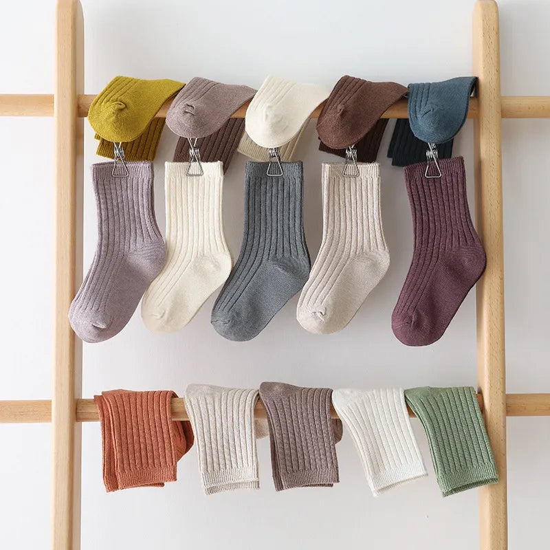 Charming 5 pairs of baby socks soft cotton bliss for stylish kids (0-5 years)
