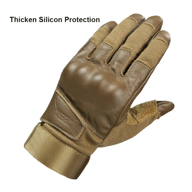 Durable leather motorcycle gloves that are adjustable, protective and stylish gear for men and women