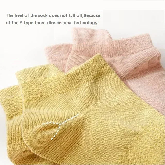 Women socks short-ankle boat style cotton made