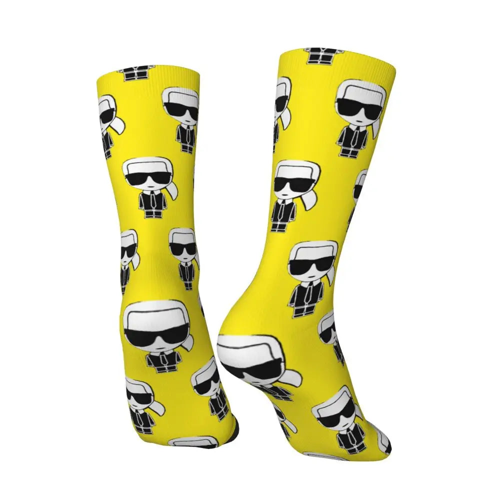 Karl who men's socks cartoon trendy outdoor novelty socks, stylish socks for every season, perfect for gift many colors available