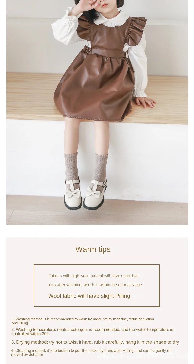 Cozy warm wool winter socks - perfect gift boys girls socks