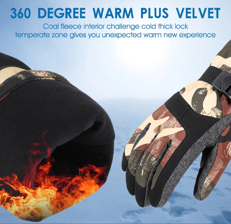 Ultimate winter performance with our new waterproof warm cycling skiing motorcycle snowboard sporting gloves for men and women