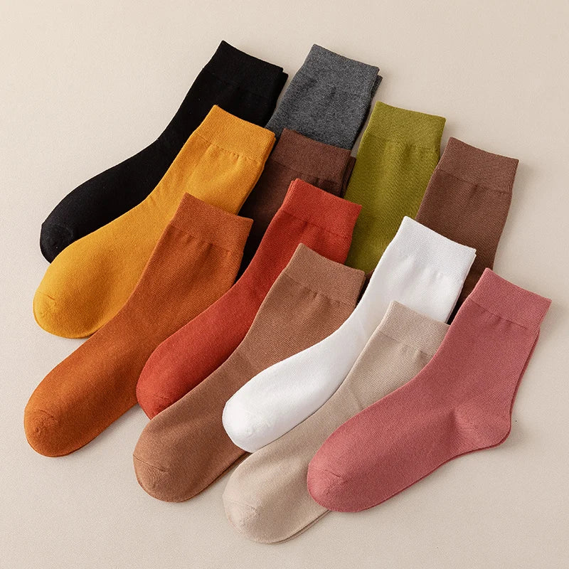 Weiche, dünne Baumwollsocken für Damen für luxuriösen Komfort, 3 Paar-Set
