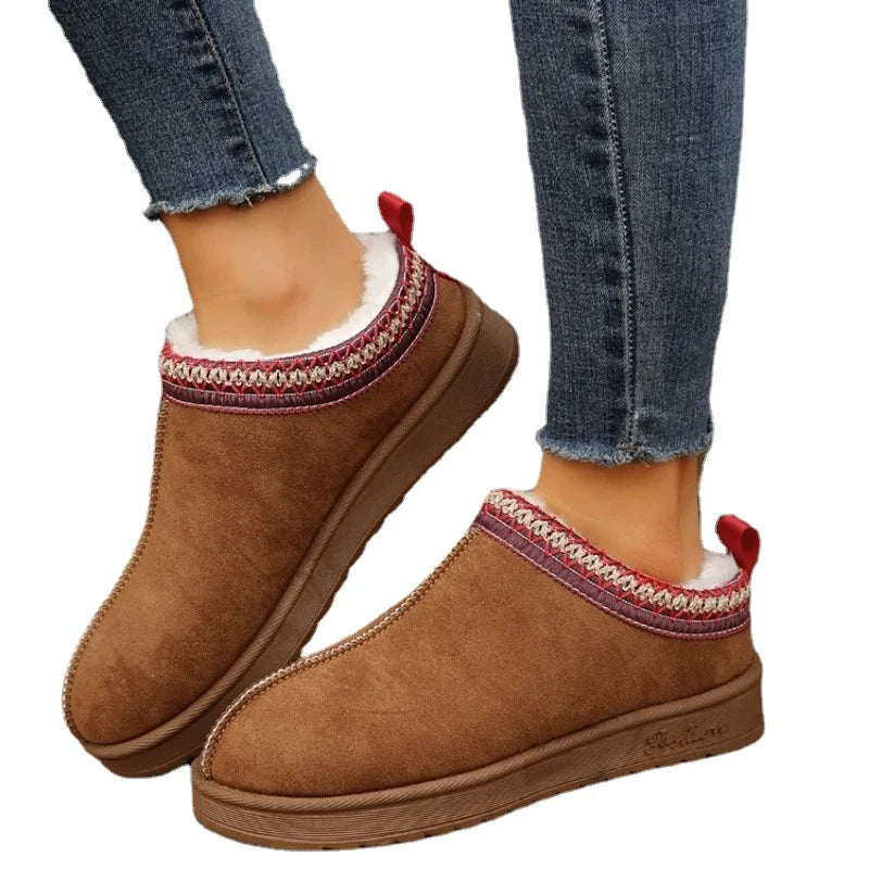 Winter Bliss with chelsea ankle snow boots, Fur-lined Flats, & Warm Platform Slippers - New Brand Collection women slippers
