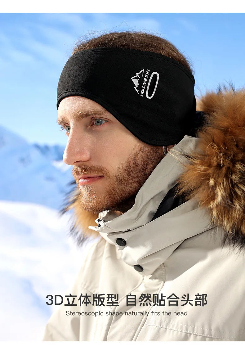 Folding Winter Ear Muffs for both men and women, to withstand wind, protect against splashes, and provide a snug fit even for glasses ideal for skiing running cycling cayak snow