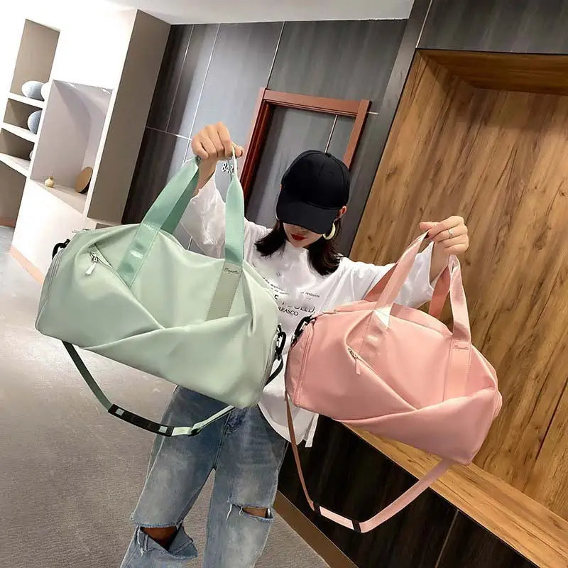 Frauen Sport Sporttasche Reise Trocken Nass Tasche Handtasche Praktische Multifunktions Schwimmen Tote Schulter Messenger X393A