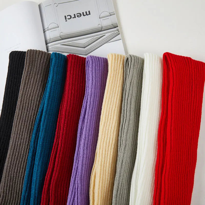 90cm Women's Knee Pile Socks, perfect for yoga, dance, and fitness. These double as leg warmers, offering support and elegance in every movement.