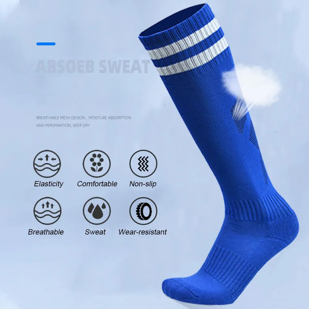 Non-Slip grip Football socks kids