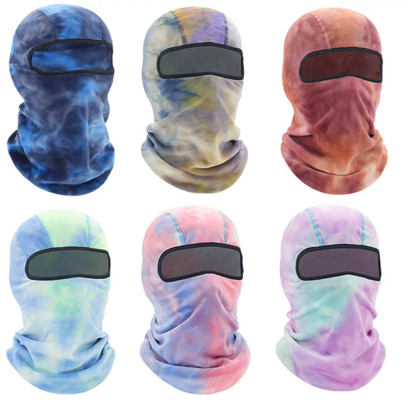 Velvet balaclava cycling scarf hat with full face cover mask perfect for military combat, helmet liner, fishing, snow sports, and cozy beanies