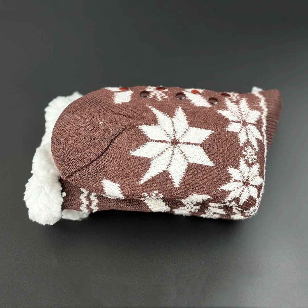 Winter warm socks for women for cozy Christmas holidays, thermal sleeping socks with non-slip grip